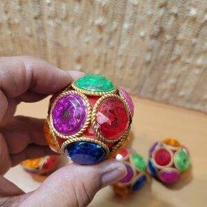 Set of 5 Vintage Pifco Fiesta Christmas Light Covers...HARD TO FIND!!!